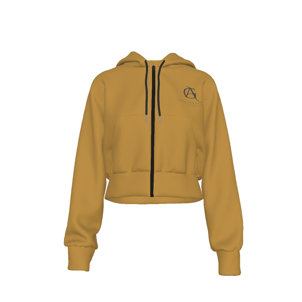 Virtus Cropped Zip Hoodie