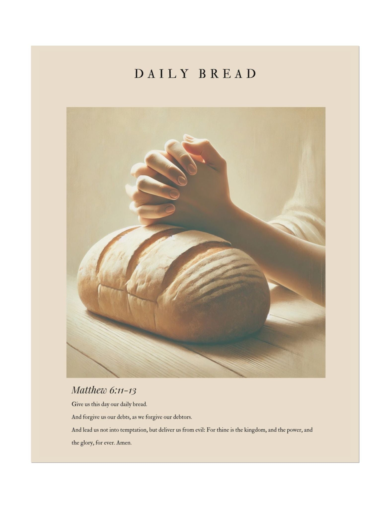 The Grace of Provision – Prayers of Trust Wall Art