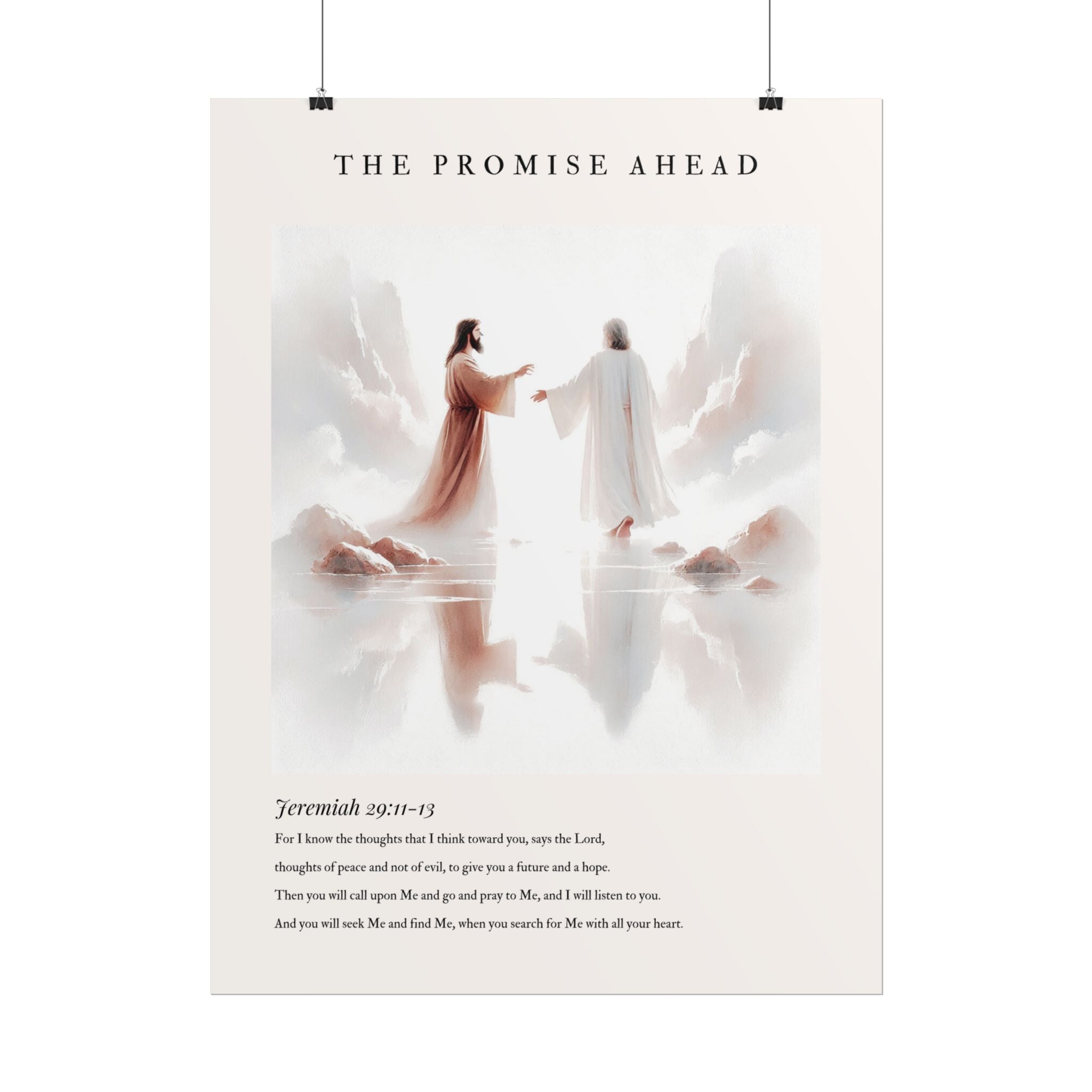 The Promise Ahead – Jeremiah 29:11-13 Wall Art