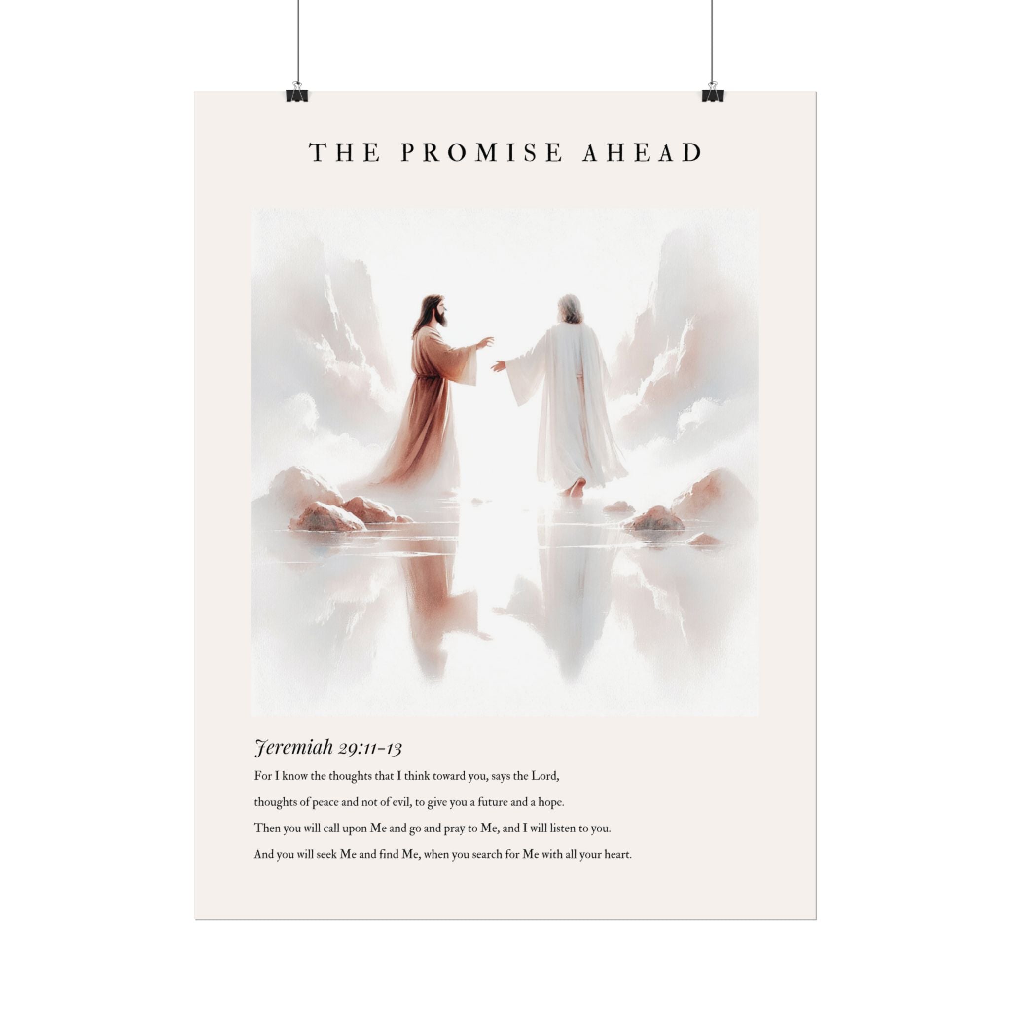 The Promise Ahead – Jeremiah 29:11-13 Wall Art