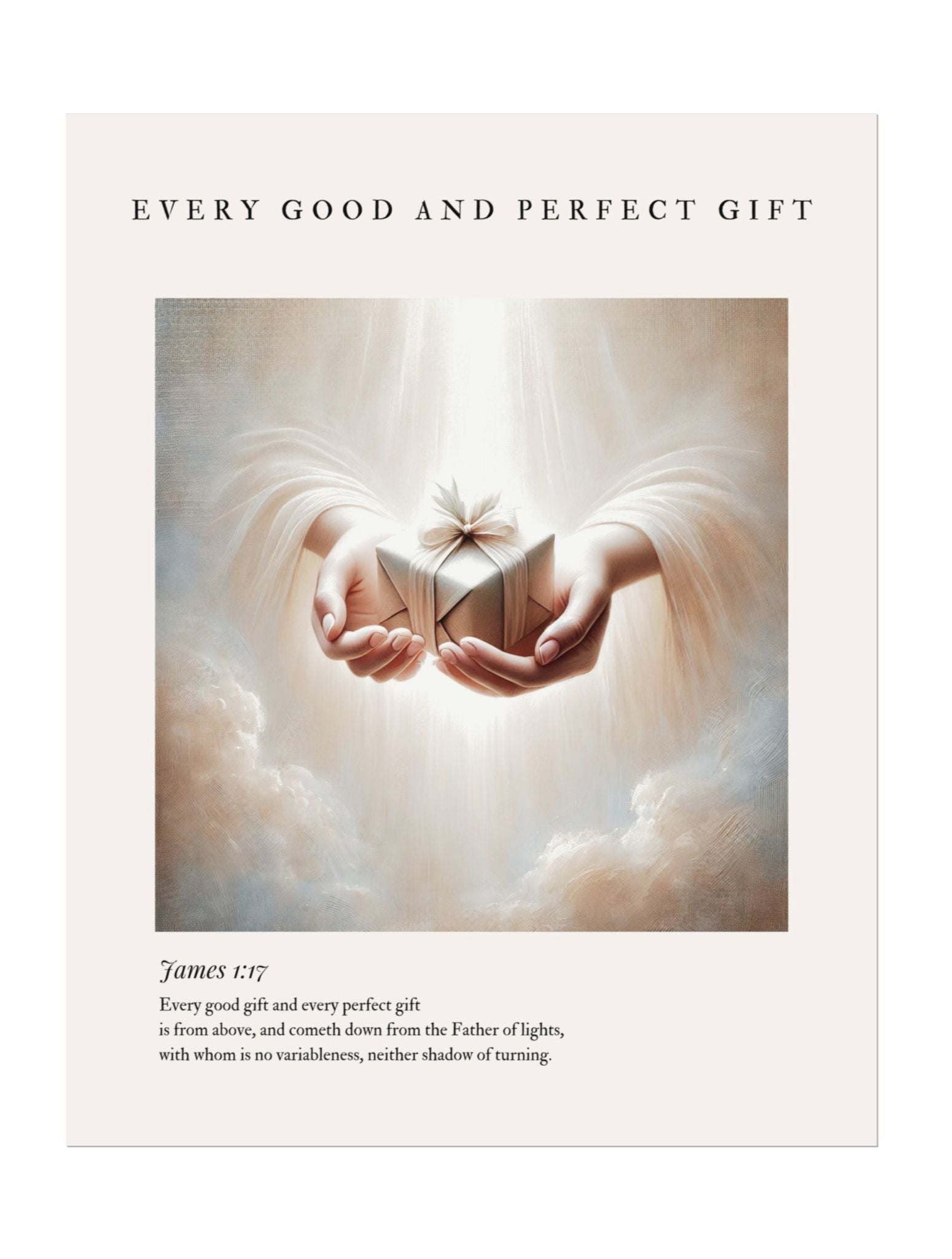 From Above – James 1:17 Wall Art