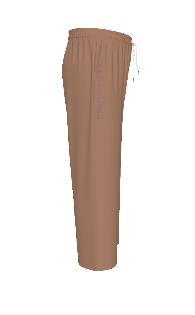 Tamar Knitted Fleece Wide Legs