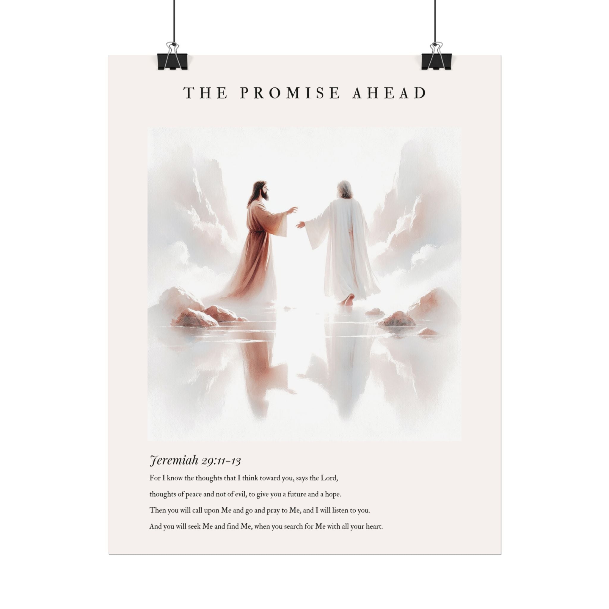 The Promise Ahead – Jeremiah 29:11-13 Wall Art