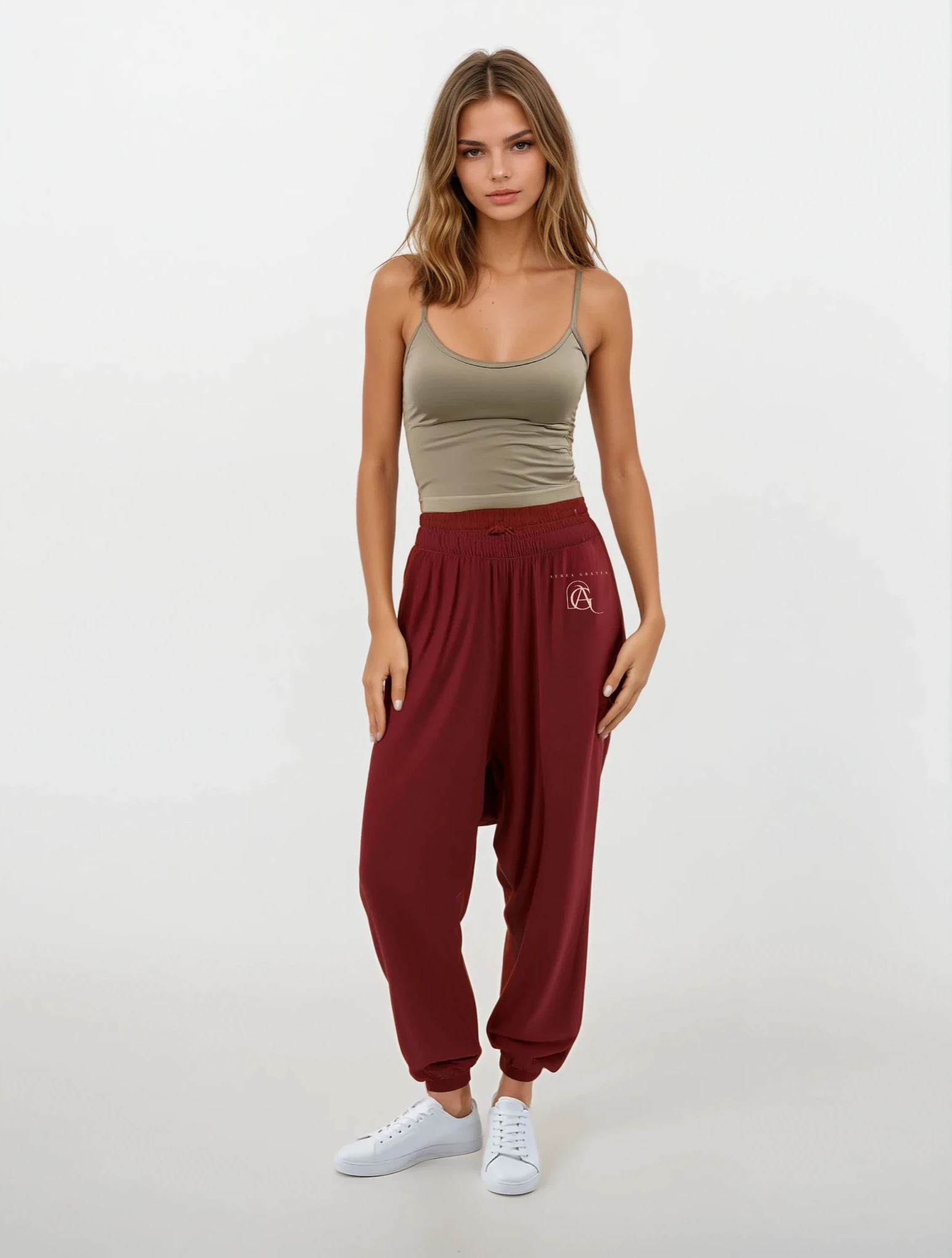 Excelsa Scuba Drape Pants
