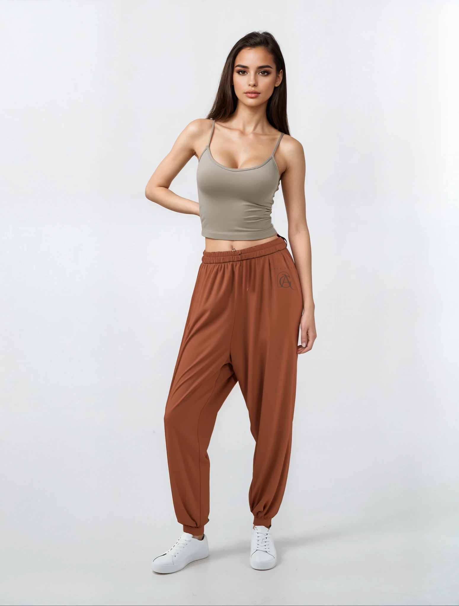 Excelsa Scuba Drape Pants