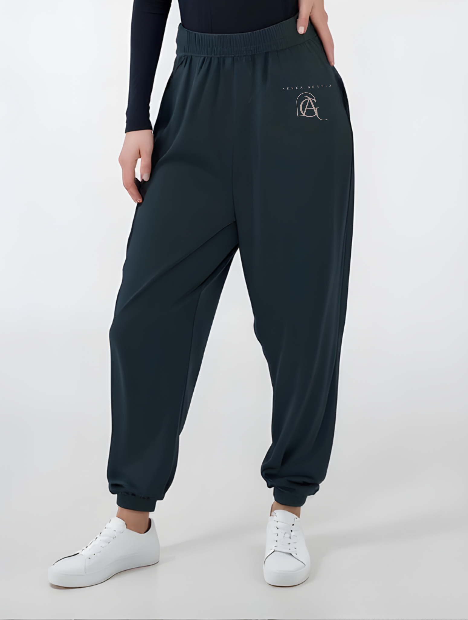 Excelsa Scuba Drape Pants