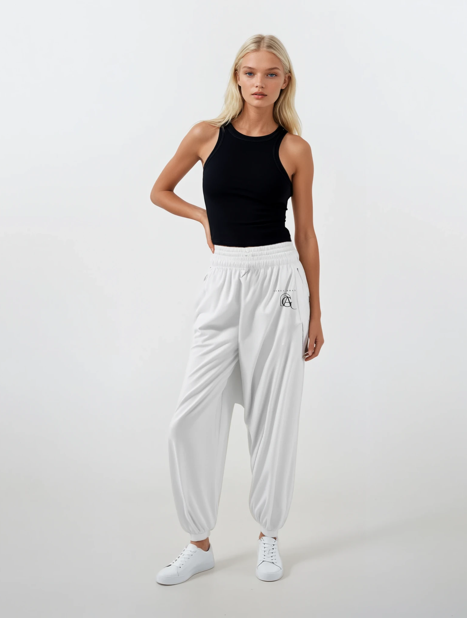 Excelsa Scuba Drape Pants