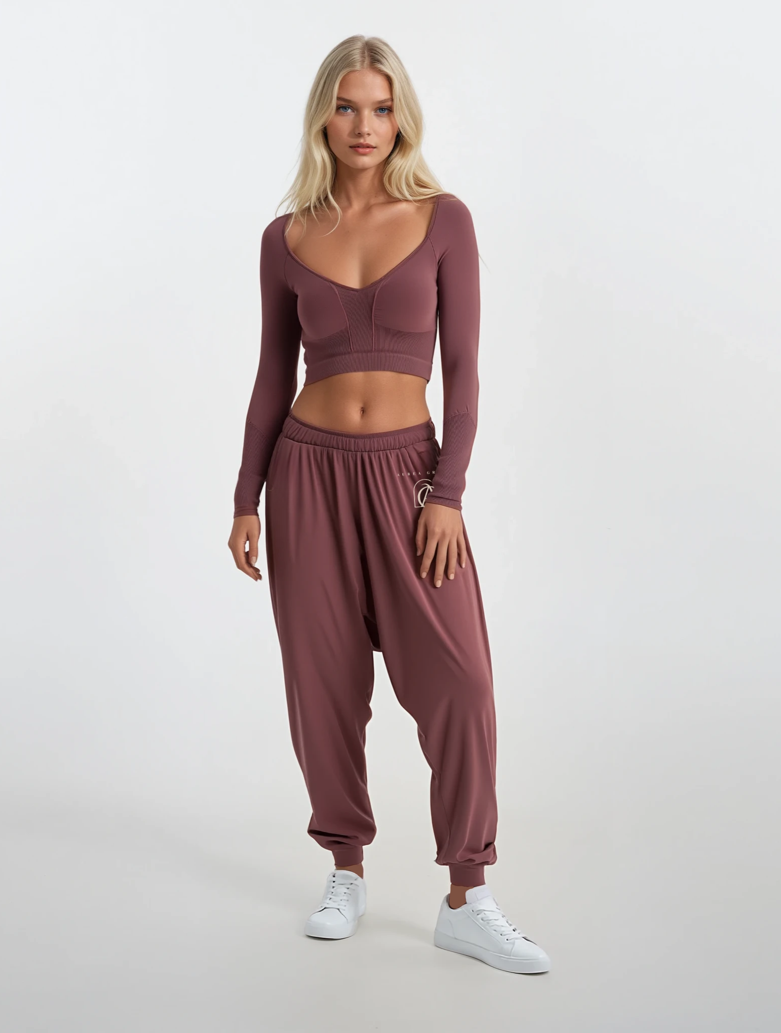 Excelsa Scuba Drape Pants