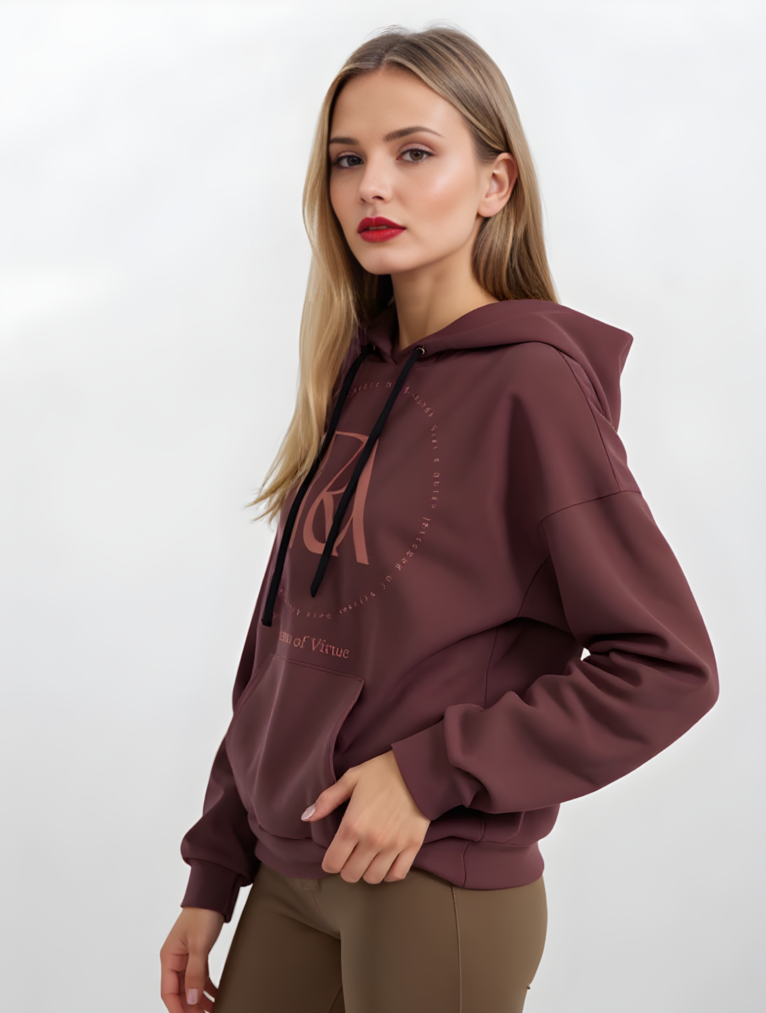 Junia Textured Fleece Hoodie