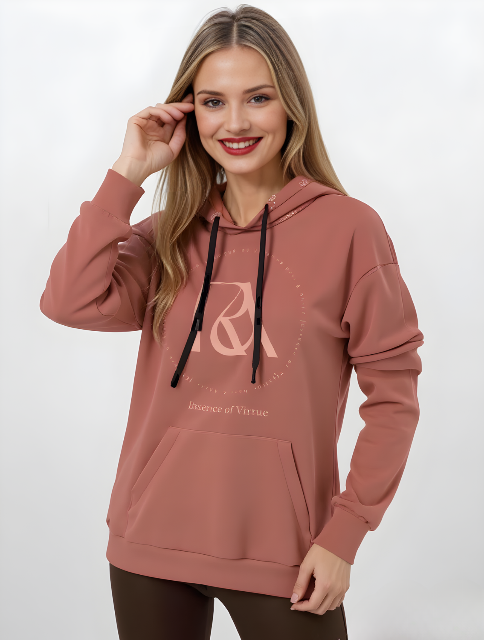 Junia Textured Fleece Hoodie