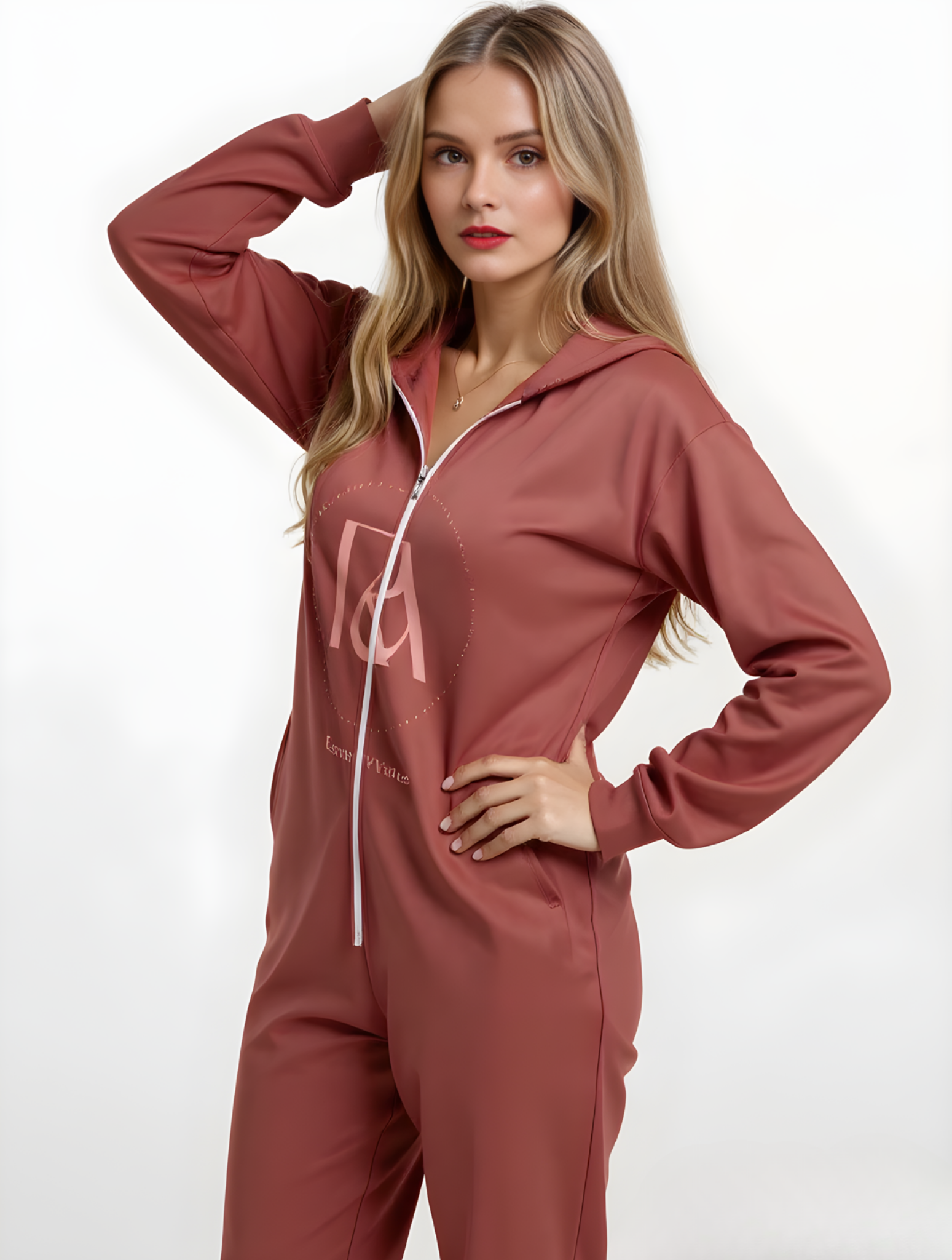 Abrielle Fleece Jumpsuit