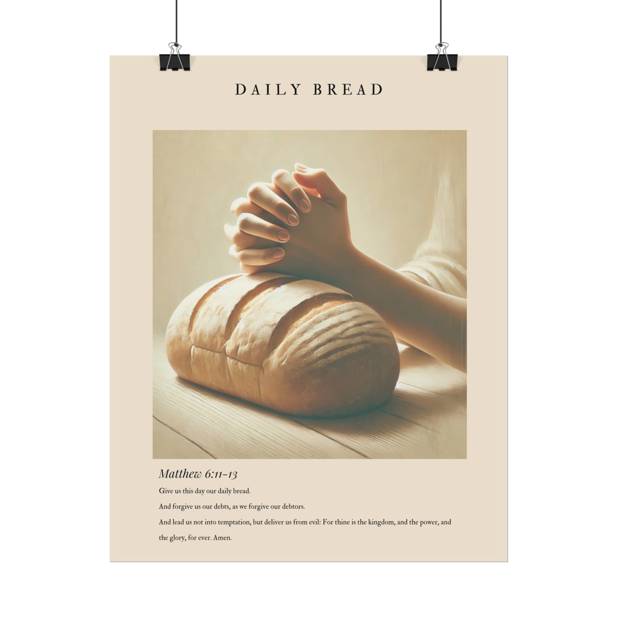 The Grace of Provision – Prayers of Trust Wall Art