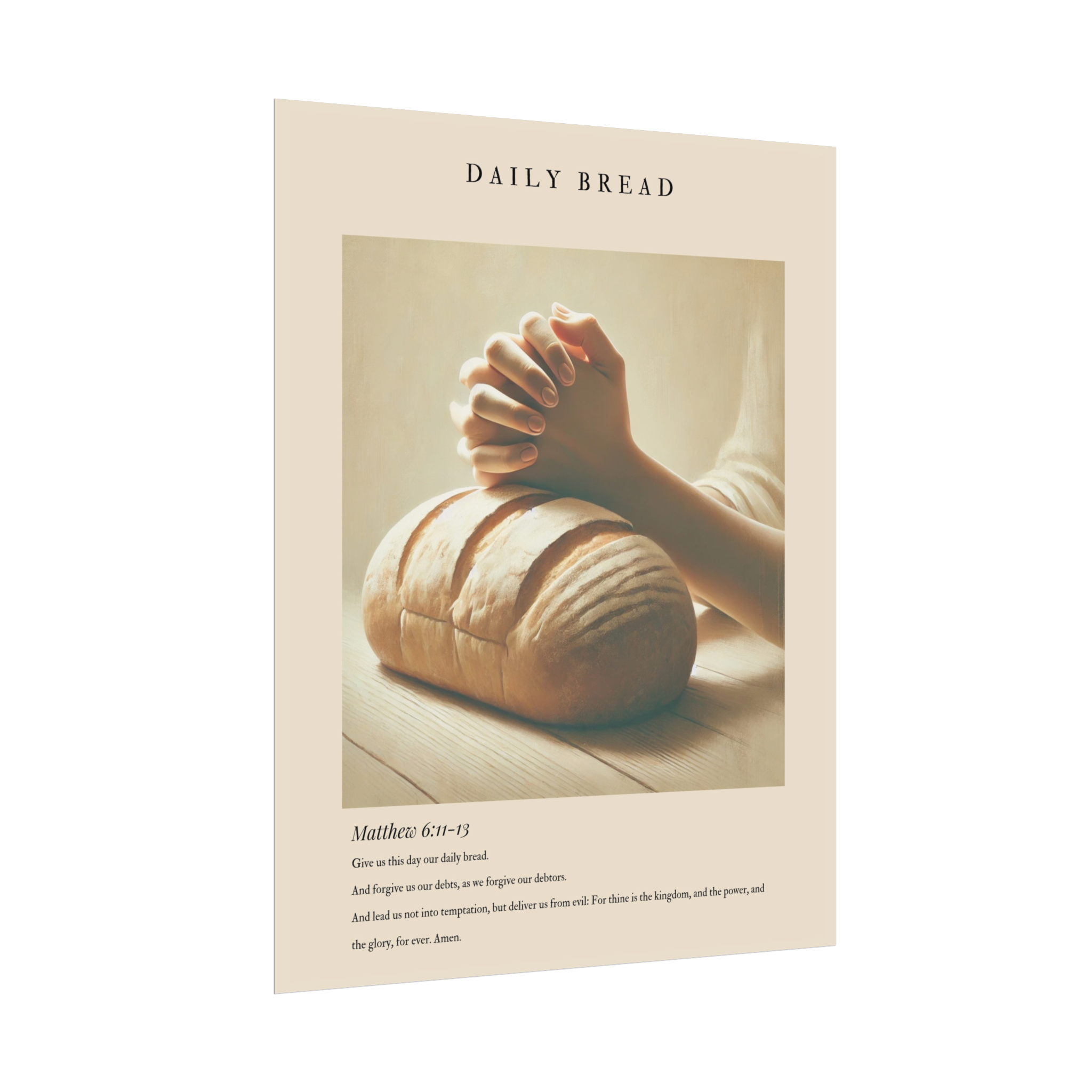 The Grace of Provision – Prayers of Trust Wall Art