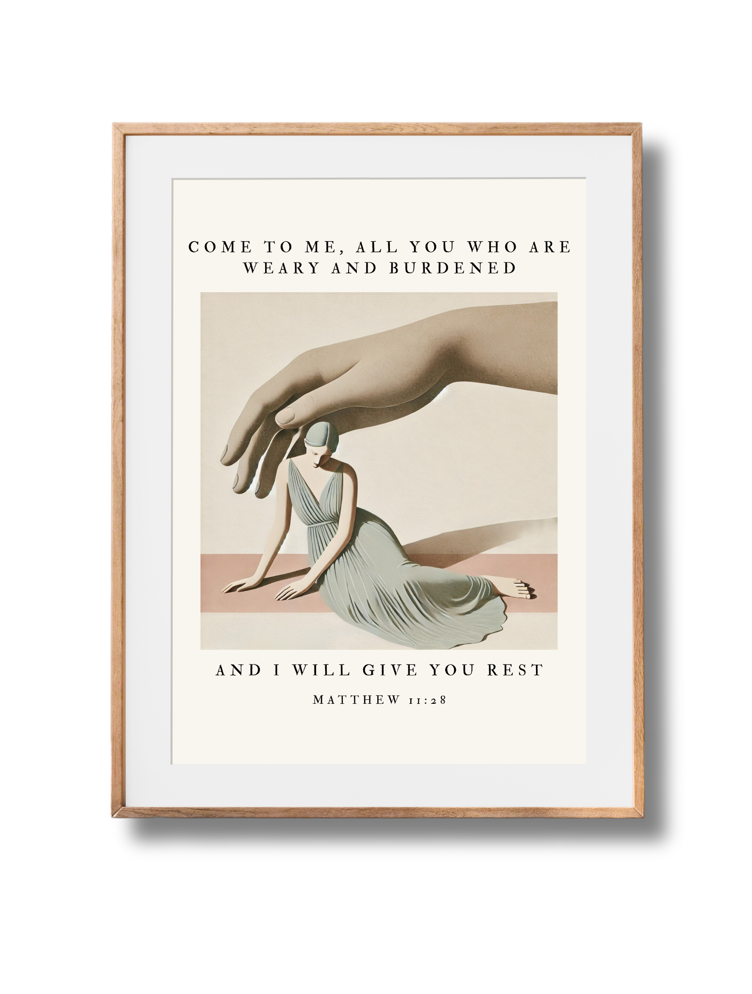 Held in Rest – Matthew 11:28 Wall Art