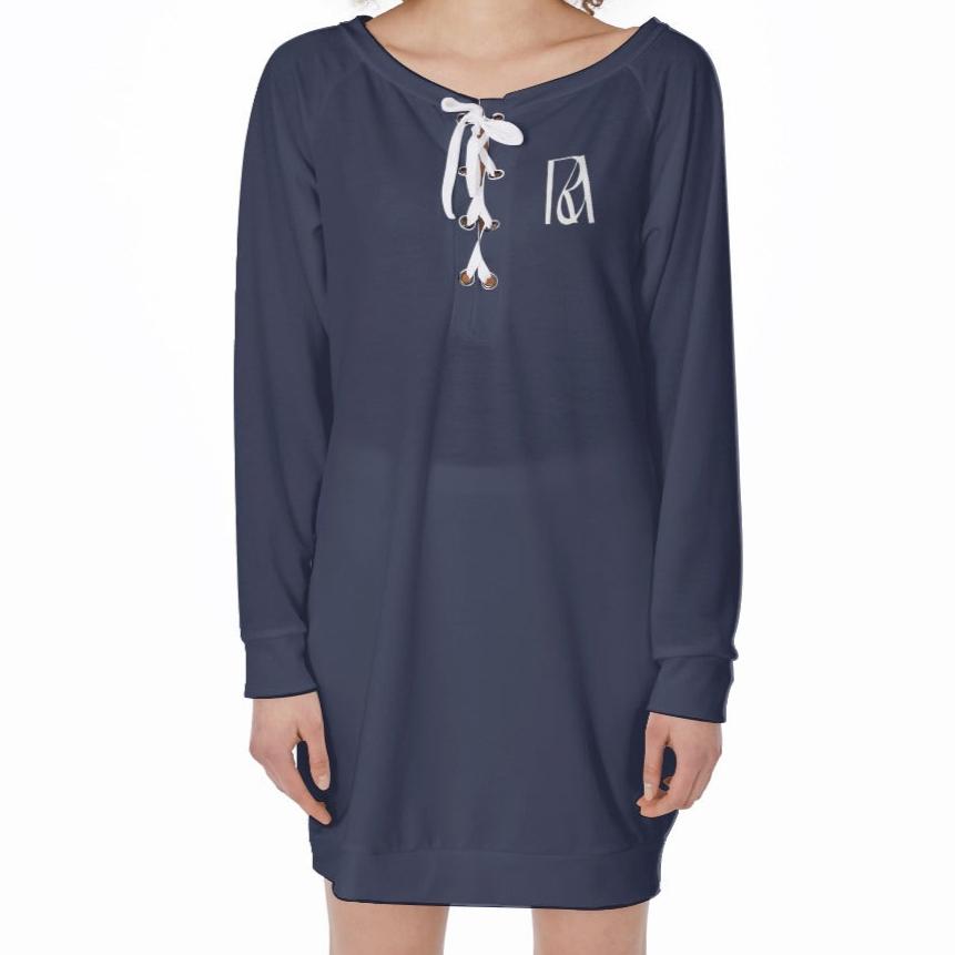 Tabitha's Grace Lace-Up Sweatshirt