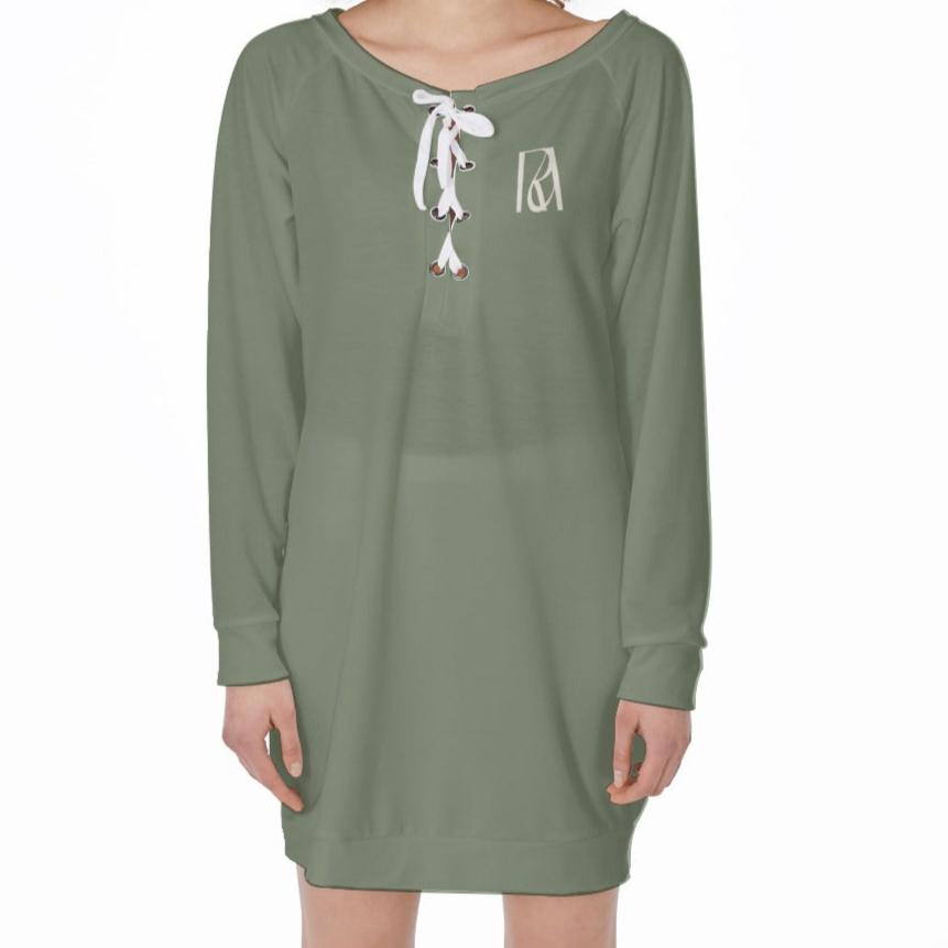 Tabitha's Grace Lace-Up Sweatshirt