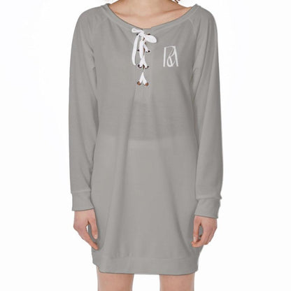 Tabitha's Grace Lace-Up Sweatshirt