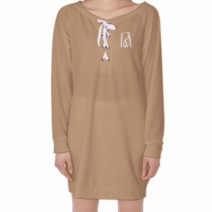 Tabitha's Grace Lace-Up Sweatshirt