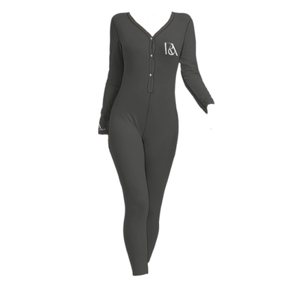 Mary Plunging Neck Jumpsuit