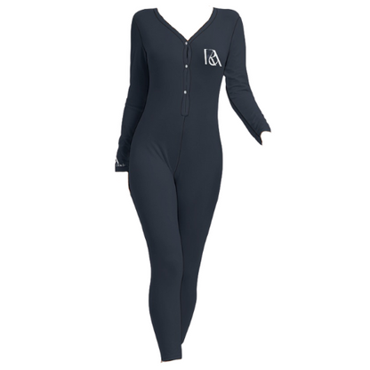 Mary Plunging Neck Jumpsuit