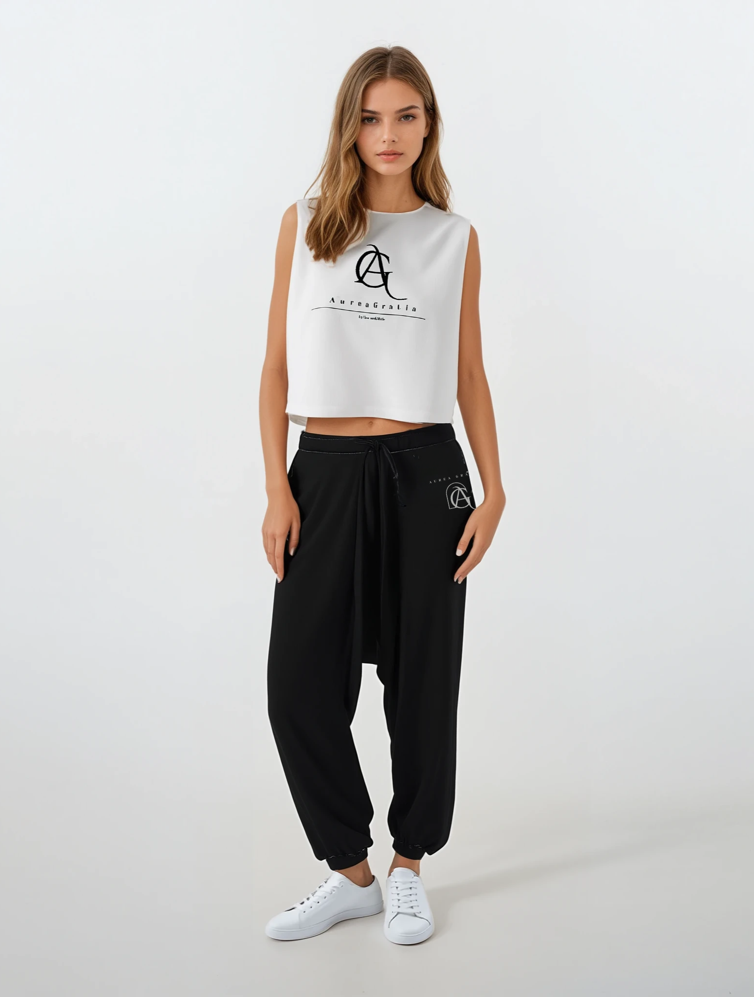 Excelsa Scuba Drape Pants