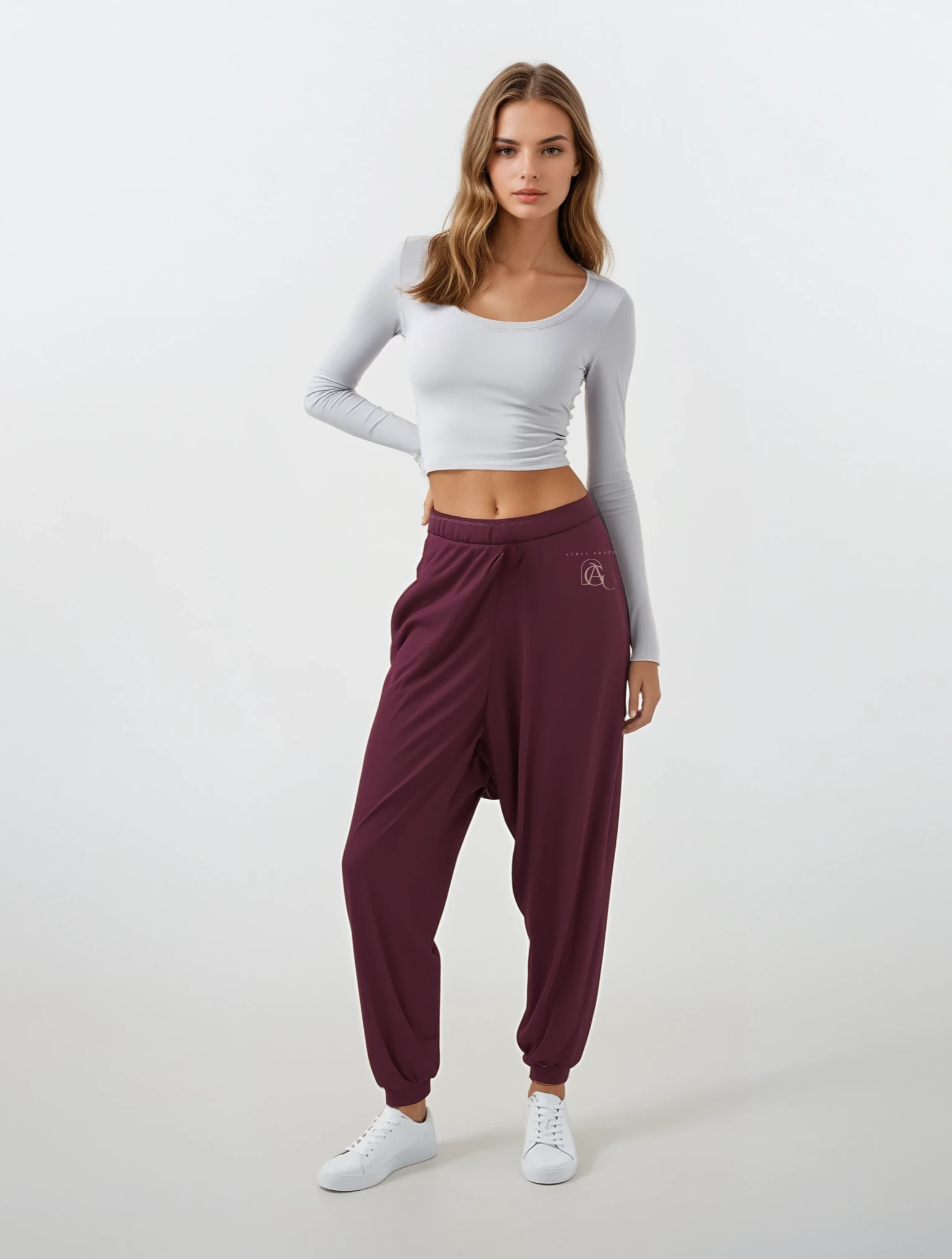 Excelsa Scuba Drape Pants
